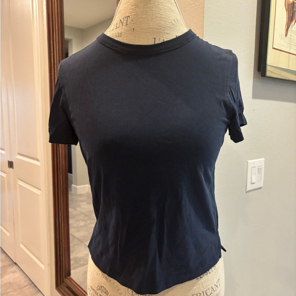 Lululemon Athletica Classic Fit Cotton-Blend Tee - Navy